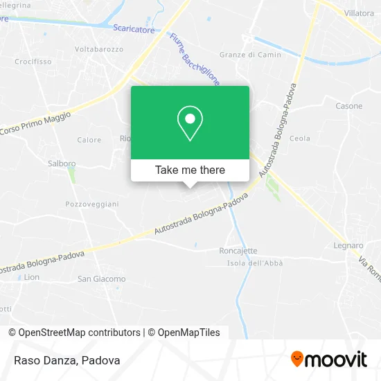 Raso Danza map