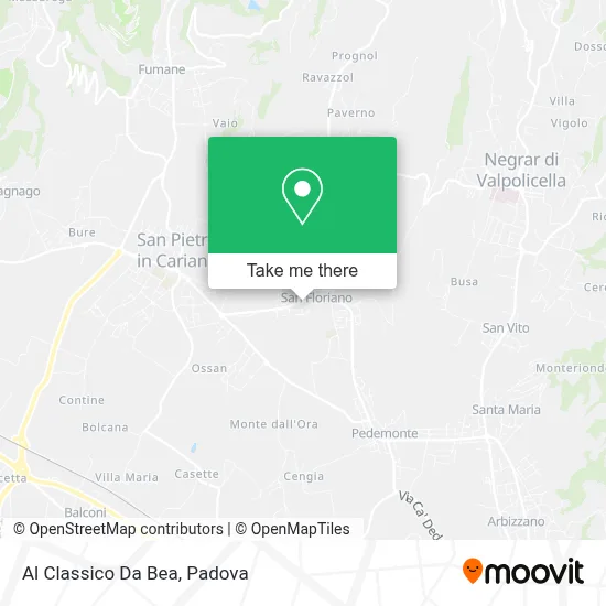 Al Classico Da Bea map