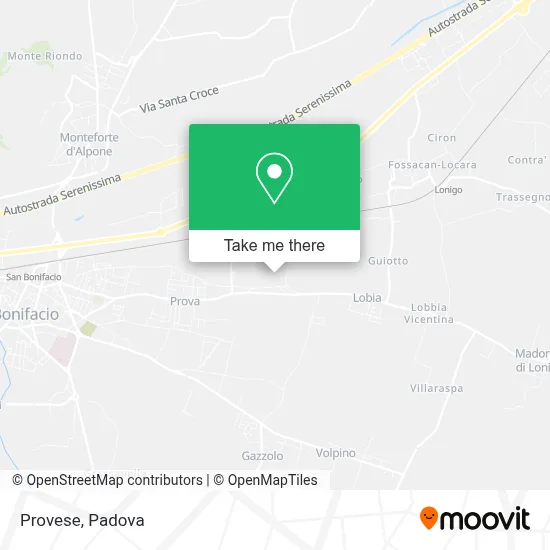 Provese map