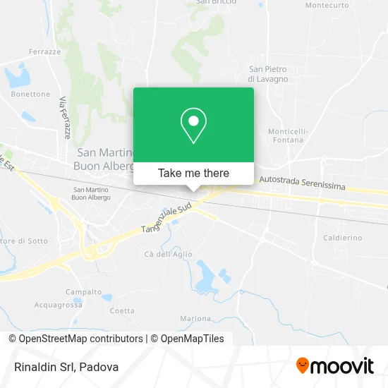 Rinaldin Srl map
