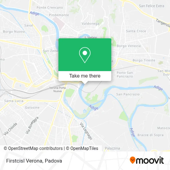 Firstcisl Verona map