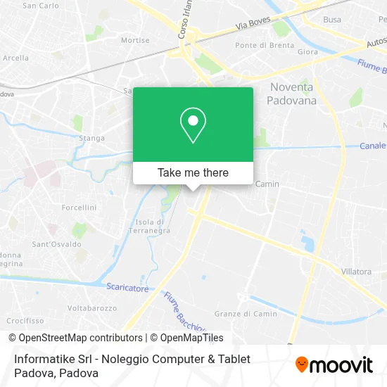 Informatike Srl - Noleggio Computer & Tablet Padova map