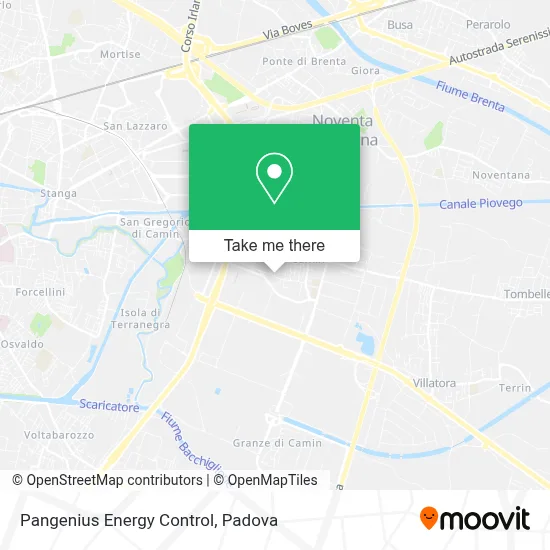 Pangenius Energy Control map