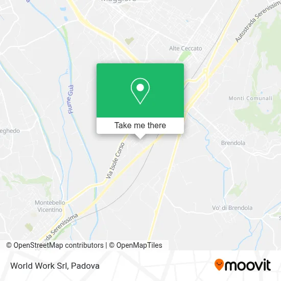 World Work Srl map