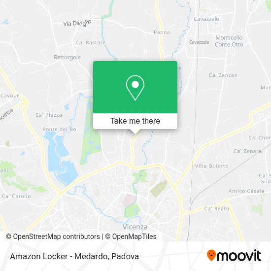 Amazon Locker - Medardo map