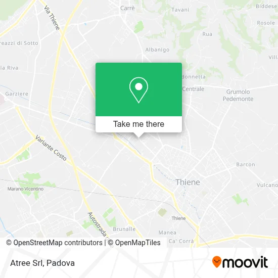 Atree Srl map