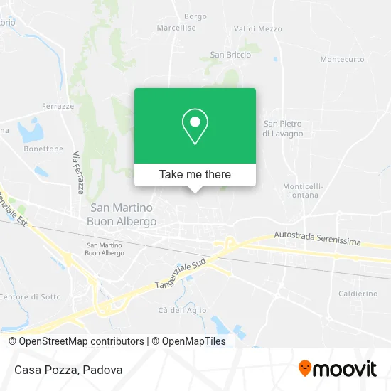 Casa Pozza map
