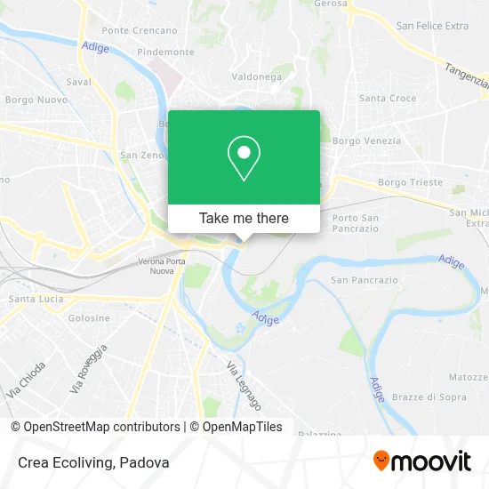Crea Ecoliving map