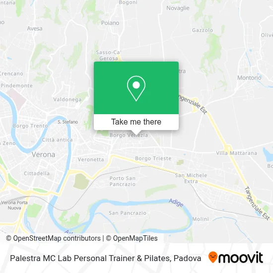 Palestra MC Lab Personal Trainer & Pilates map