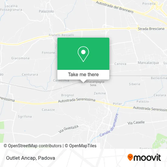 Outlet Ancap map
