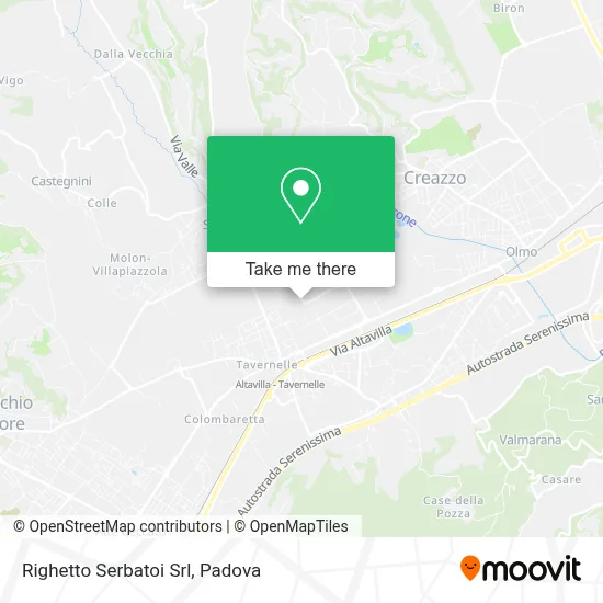 Righetto Serbatoi Srl map