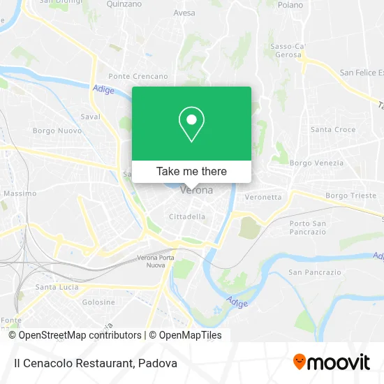 Il Cenacolo Restaurant map