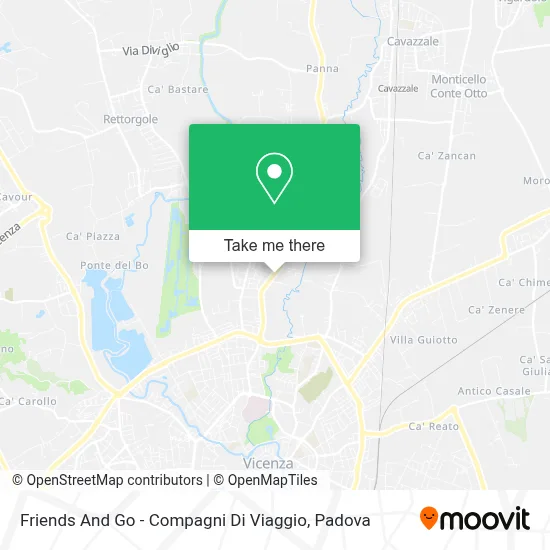 Friends And Go - Compagni Di Viaggio map