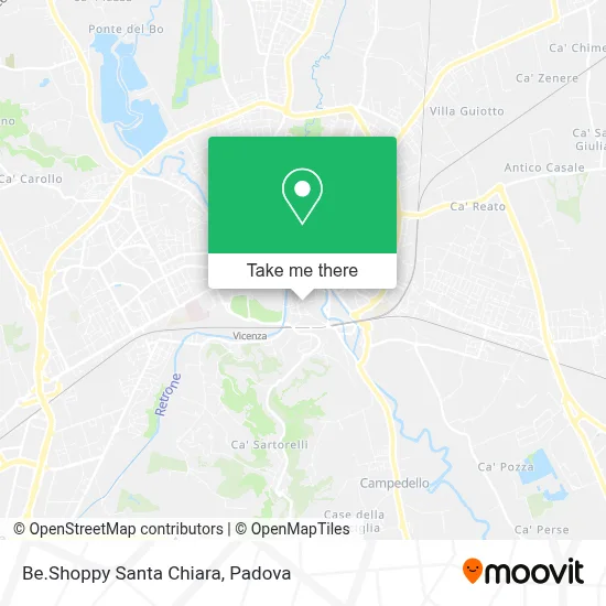 Be.Shoppy Santa Chiara map