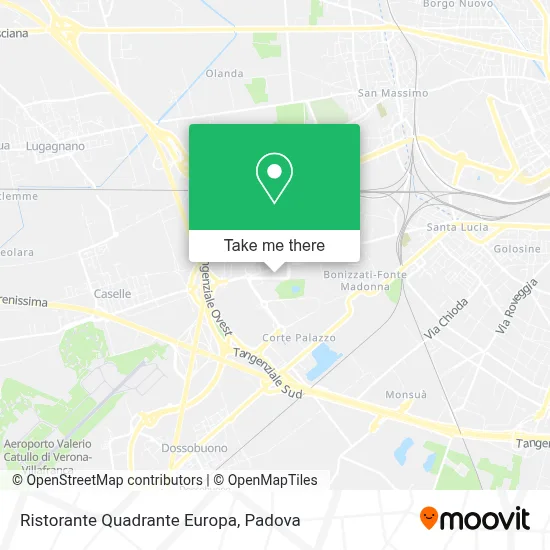 Ristorante Quadrante Europa map