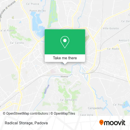 Radical Storage map