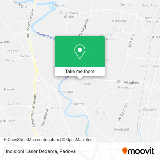 Incisioni Laser Dedama map