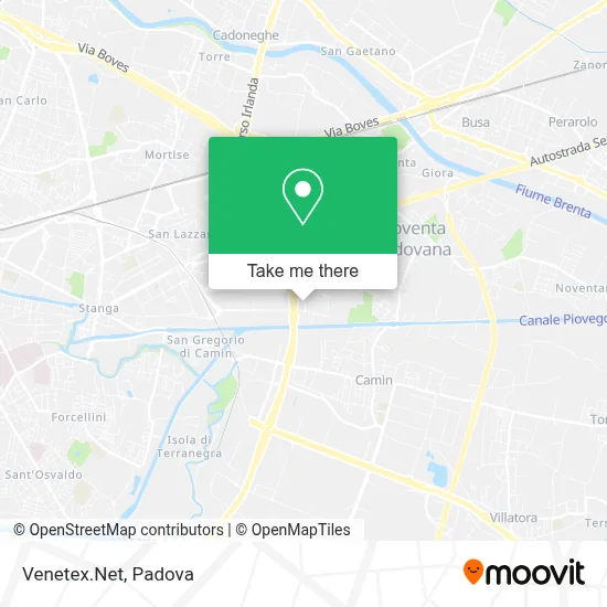 Venetex.Net map