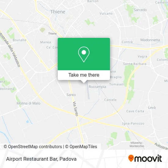 Airport Restaurant Bar map