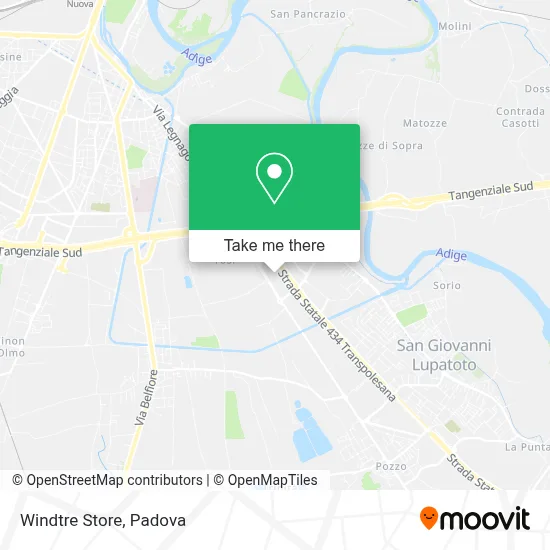 Windtre Store map