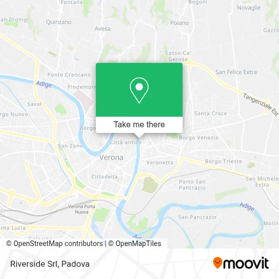 Riverside Srl map