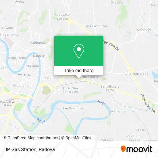 IP Gas Station map