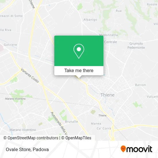 Ovale Store map
