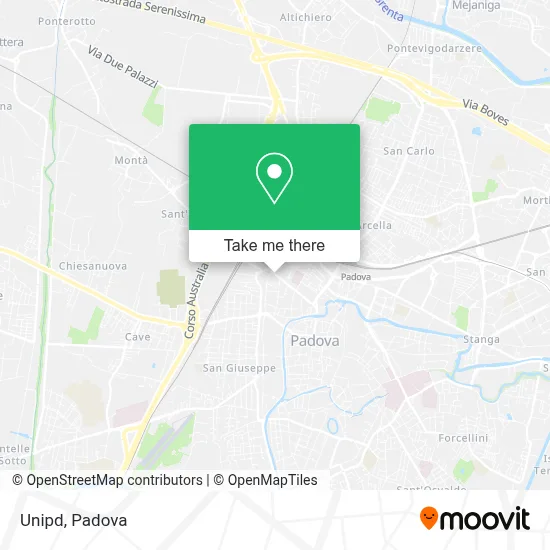 Unipd map