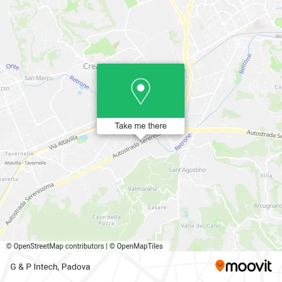 G & P Intech map