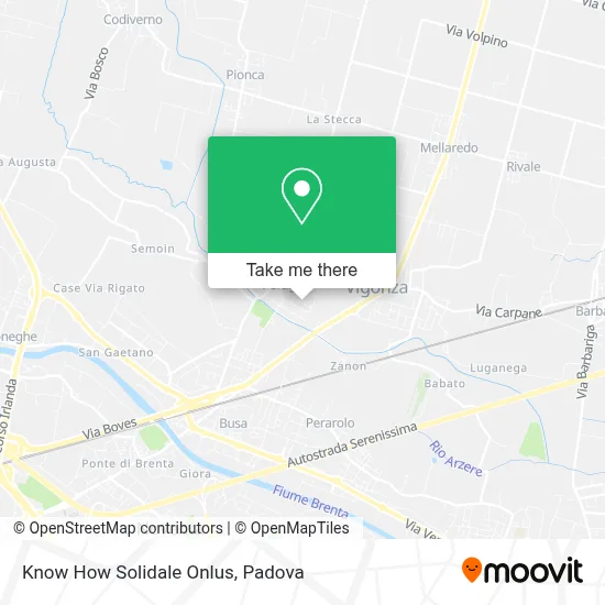 Know How Solidale Onlus map