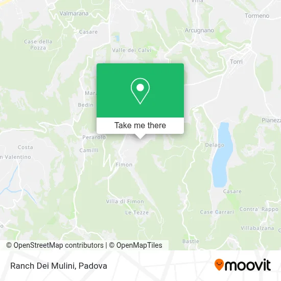 Ranch Dei Mulini map
