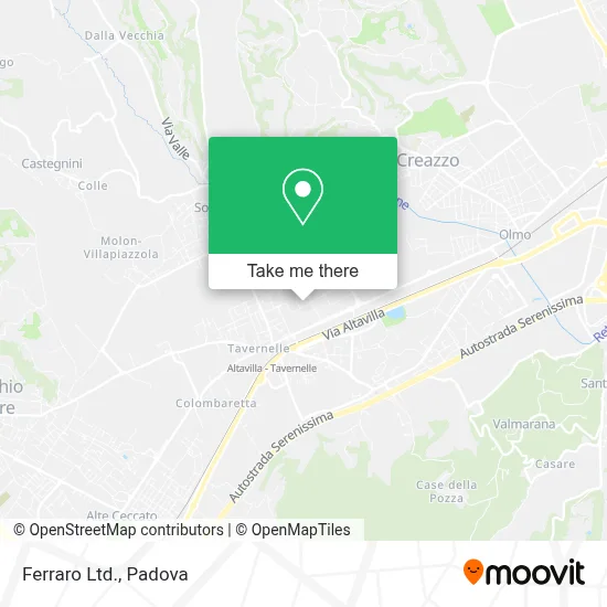 Ferraro Ltd. map