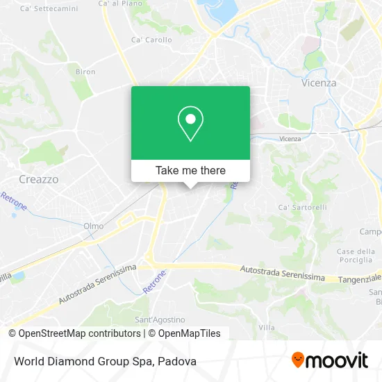 World Diamond Group Spa map