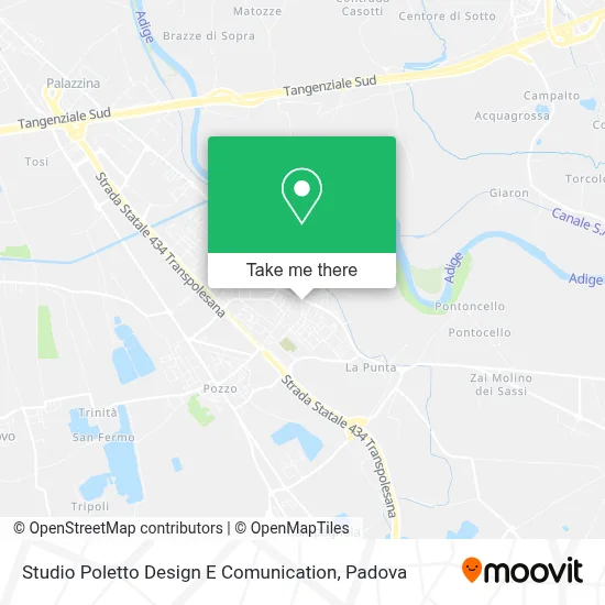 Studio Poletto Design E Comunication map