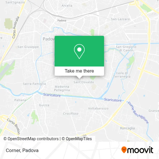 Corner map