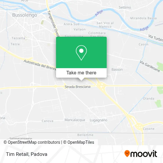Tim Retail map