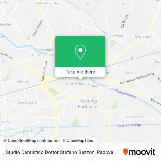 Studio Dentistico Dottor Stefano Bezzon map