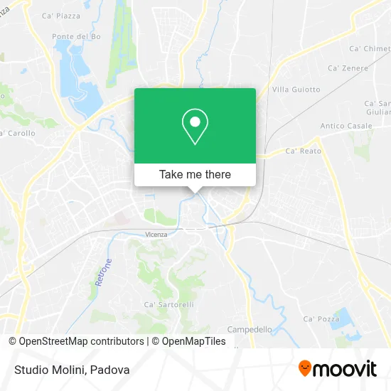 Studio Molini map