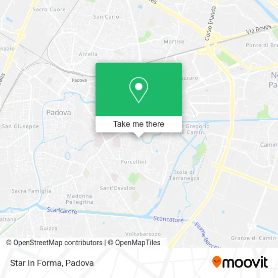 Star In Forma map