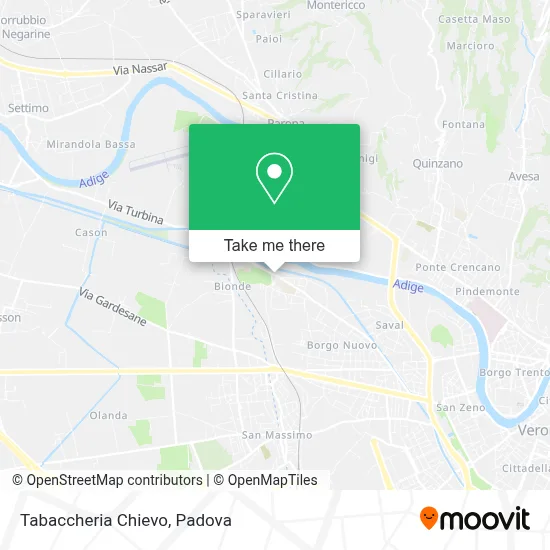 Tabaccheria Chievo map