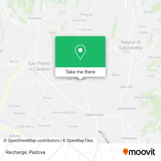 Recharge map