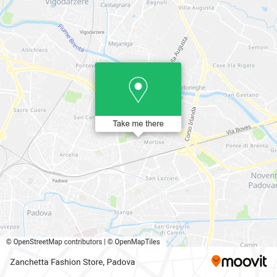 Zanchetta Fashion Store map