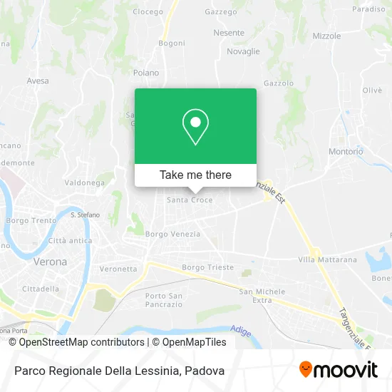 Parco Regionale Della Lessinia map