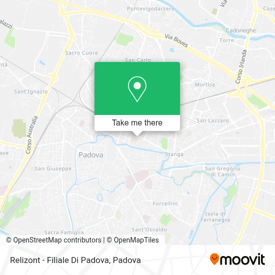 Relizont - Filiale Di Padova map