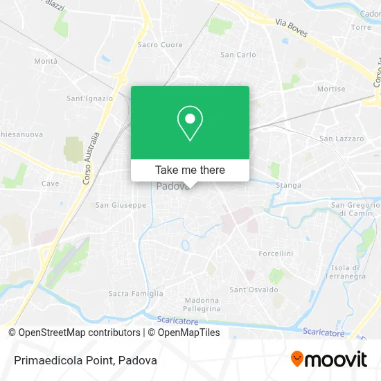 Primaedicola Point map