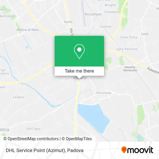 DHL Service Point (Azimut) map