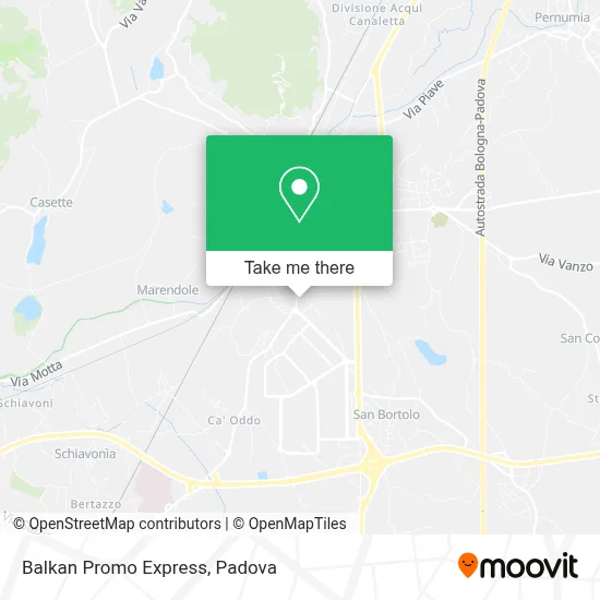 Balkan Promo Express map