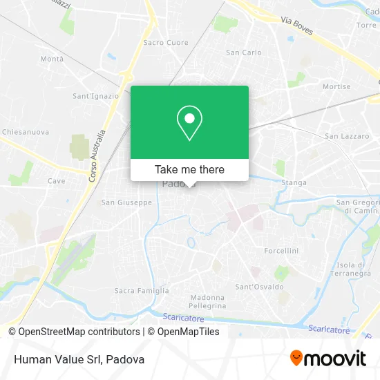 Human Value Srl map