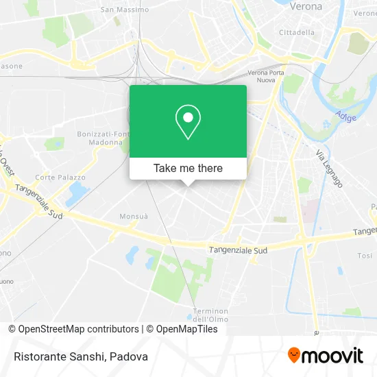 Ristorante Sanshi map