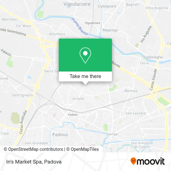 In's Market Spa map